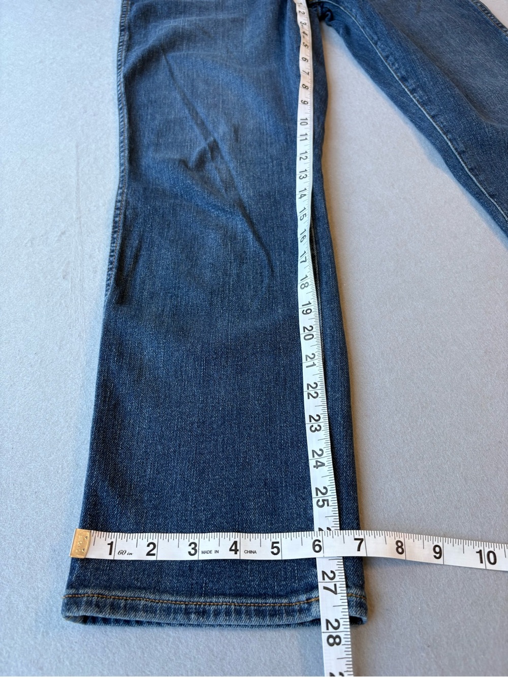 J.Crew High Rise Classic Vintage Straight Jeans Women 28 Blue Stretch Denim - Picture 3 of 9